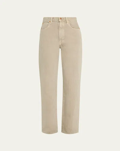 Slvrlake London High-rise Straight-leg Jeans