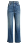 Slvrlake London High Waist Ankle Straight Leg Jeans In River Runs Deep