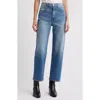 Shop Slvrlake London High Waist Ankle Straight Leg Jeans In Nothing To Lose