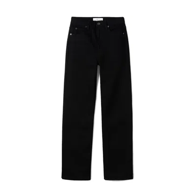 Slvrlake London Jeans In Jet Black