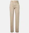 Slvrlake London Straight Jeans In Neutral