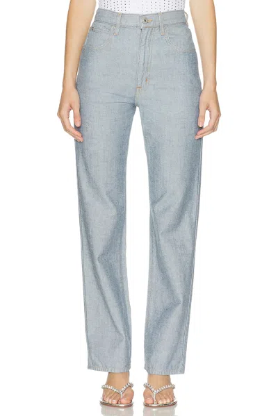 Slvrlake London Straight Leg In Gray