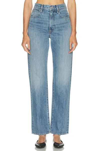 Slvrlake London Straight Leg In Blue