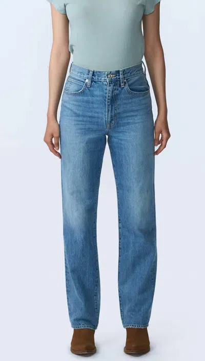 Slvrlake London Straight Leg Jean In Ties That Bind In Black