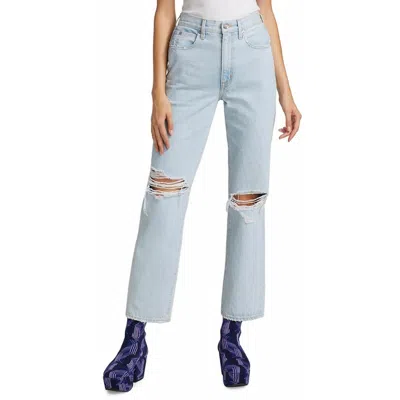 Slvrlake London Straight Leg Jeans In Love Hurts In Blue