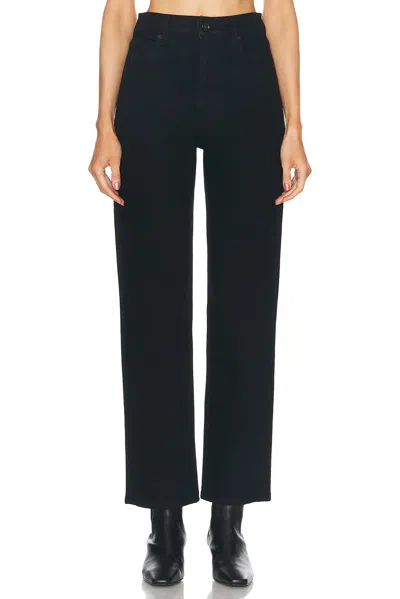 Slvrlake London Straight Leg In Jet Black