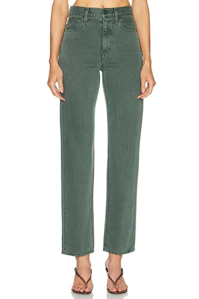 Slvrlake London Straight Leg In Green