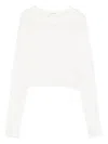Slvrlake Long-sleeve Cotton T-shirt In White