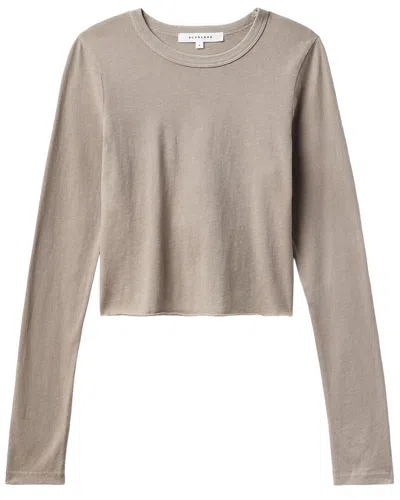 Slvrlake Long Sleeve Drift Wood Baby T-shirt In Brown