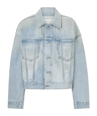 Slvrlake Long-sleeved Denim Jacket In Blue