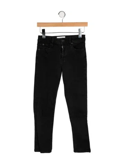Pre-owned Slvrlake Low-rise Skinny Leg Jeans In Black
