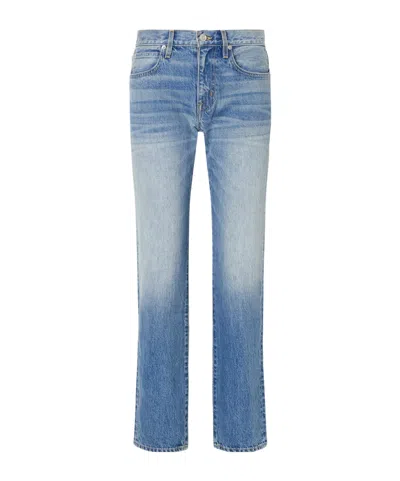 Slvrlake Low-rise Straight-leg Jeans In Blue