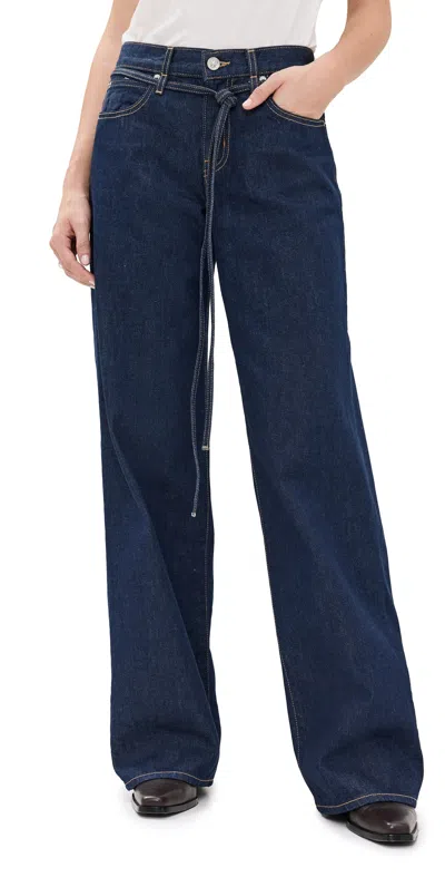 Slvrlake Mica Belted Jeans Midnight Mile