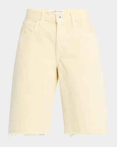 Slvrlake Mica Denim Shorts In Sunlight