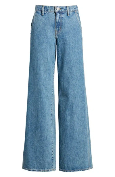 Slvrlake Mica High Waist Wide Leg Jeans In Satisfaction