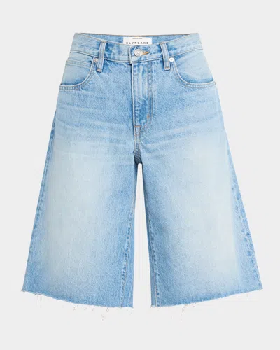 Slvrlake Mica Long Denim Shorts