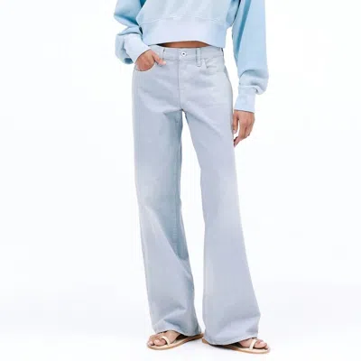 Slvrlake Mica Low Rise Wide Leg Jeans In Vintage Dusk In Multi