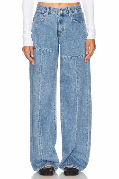 Slvrlake Mica Seamed Jean In Pacific In Blue