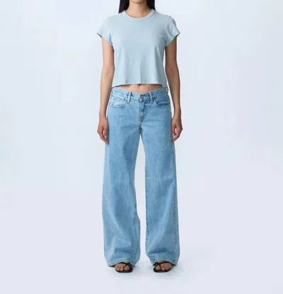 Slvrlake Mica Wide Leg Jeans In Clear Skies In Blue