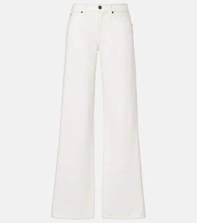 Slvrlake Mica Wide-leg Jeans In White