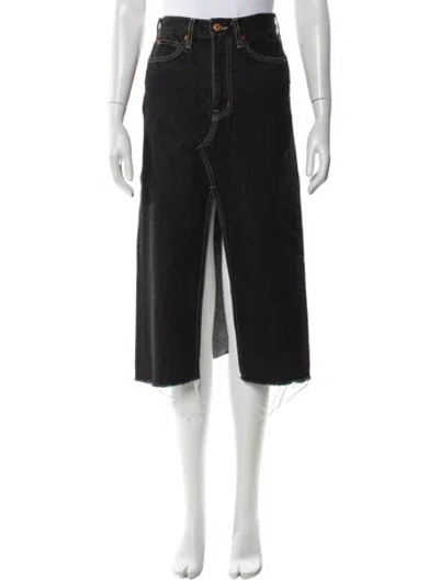 Pre-owned Slvrlake Midi Length Skirt In Gray