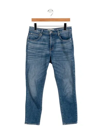 Pre-owned Slvrlake Mid-rise Skinny Leg Jeans In Blue