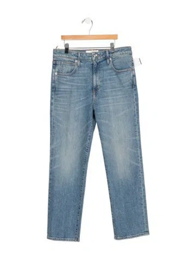 Pre-owned Slvrlake Mid-rise Straight Leg Jeans W/ Tags In Black