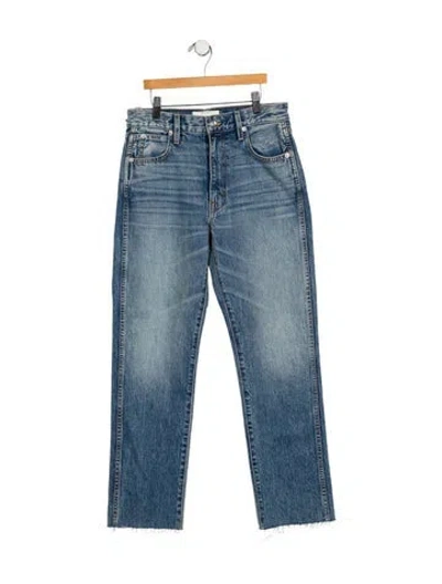 Pre-owned Slvrlake Mid-rise Straight Leg Jeans W/ Tags In Blue