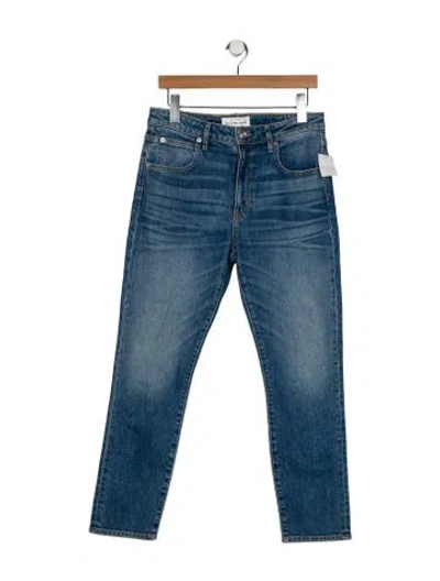 Pre-owned Slvrlake Mid-rise Straight Leg Jeans W/ Tags In Blue
