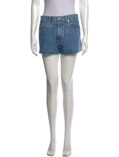 Pre-owned Slvrlake Mini Shorts In Blue