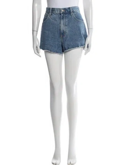 Pre-owned Slvrlake Mini Shorts In Blue