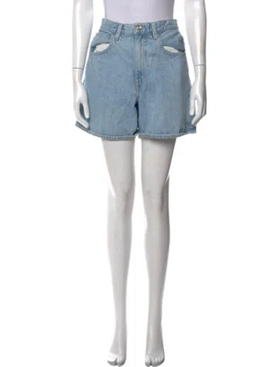 Pre-owned Slvrlake Mini Shorts In Blue