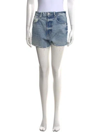 Pre-owned Slvrlake Mini Shorts In Blue