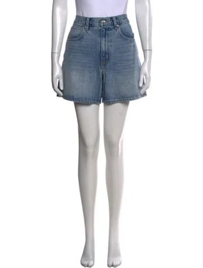 Pre-owned Slvrlake Mini Shorts In Blue