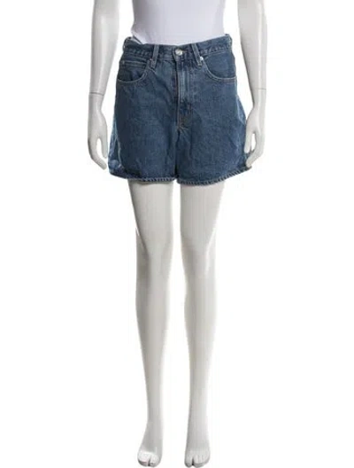 Pre-owned Slvrlake Mini Shorts In Blue