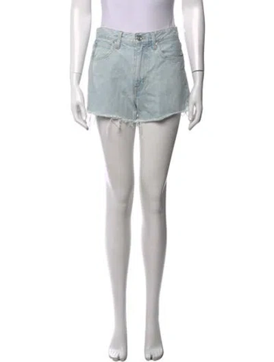 Pre-owned Slvrlake Mini Shorts In Blue