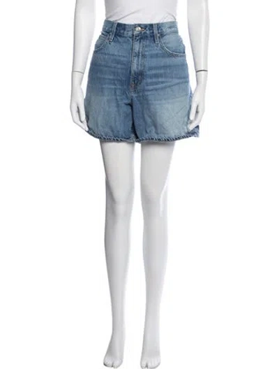 Pre-owned Slvrlake Mini Shorts In Blue
