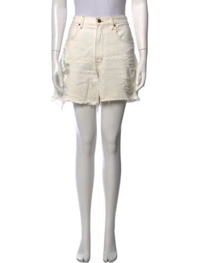 Pre-owned Slvrlake Mini Shorts In Neutrals