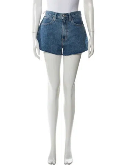 Pre-owned Slvrlake Mini Shorts W/ Tags In Blue