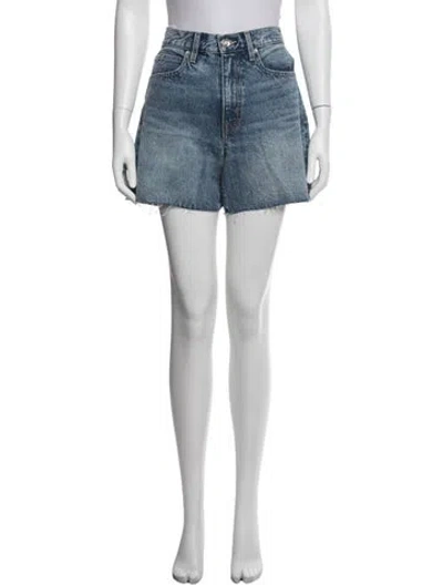 Pre-owned Slvrlake Mini Shorts W/ Tags In Blue/white