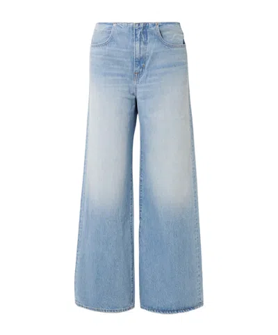 Slvrlake Naomi High-rise Wide-leg Jeans In Blue