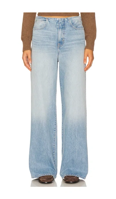 Slvrlake Naomi Wide Leg Jeans In Blue
