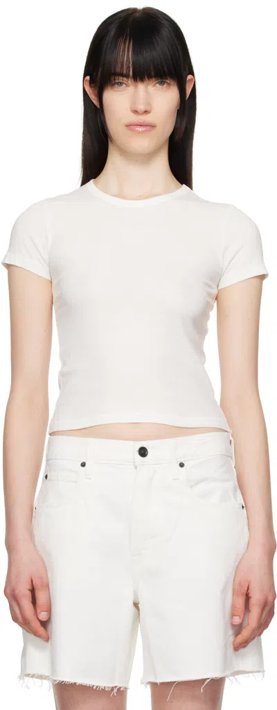Slvrlake Off-white Baby T-shirt In Natural White