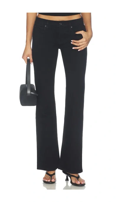 Slvrlake Olivia Low Rise Boot Jean In Black