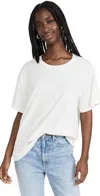 Slvrlake Oversize Tee In Natural White