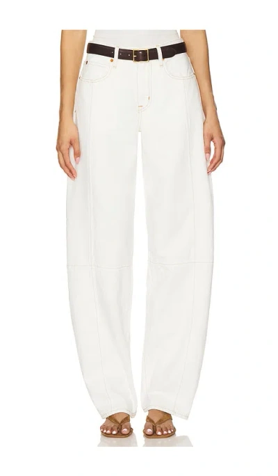 Slvrlake Paloma Seam Barrel Leg In White
