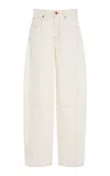 Slvrlake Paloma Seamed Rigid High-rise Curve-leg Jeans In White
