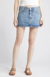 SLVRLAKE RE-WORK DENIM MINISKIRT