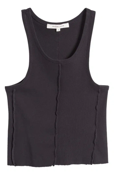 SLVRLAKE RE-WORK RAW HEM TANK