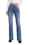 Slvrlake Mid-rise Flared Jeans In Heart Of Mine